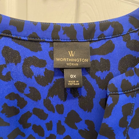 Worthington Woman Plus Size Blouse - Picture 4 of 4